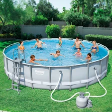 Каркасный бассейн Bestway 56634, 671 х 132 см., с песочным фильтр-насосом